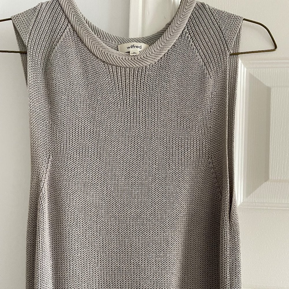 Wilfred knit sleeveless top